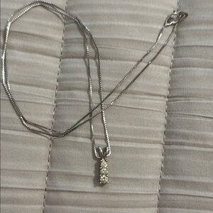 3 Diamond Necklace